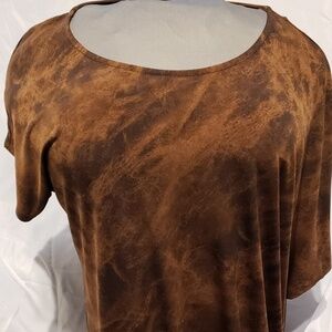 Michael Kors Women's Slouch Dress. Brown & Black